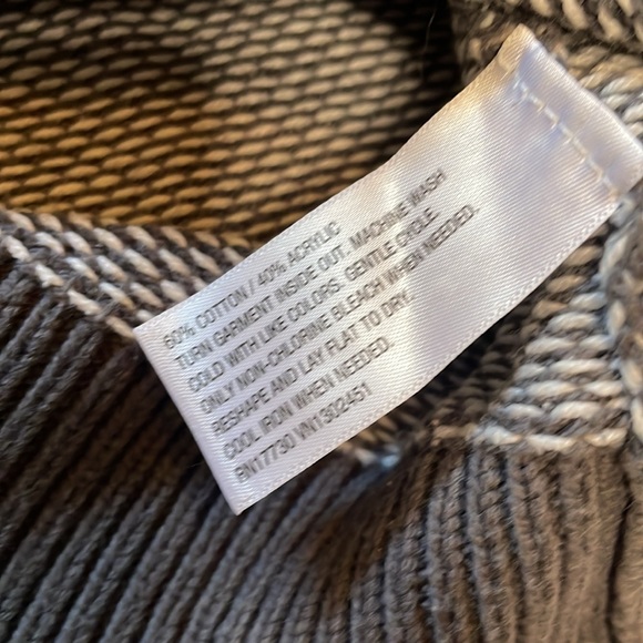 Mossimo cotton acrylic blend knit sweater gray - Picture 4 of 5